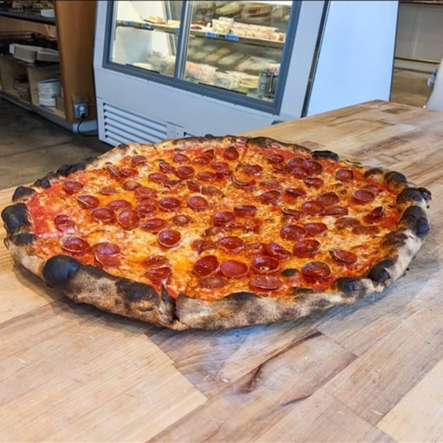 12 Inch small Pepperoni Pizza  (Up to 2 People)).