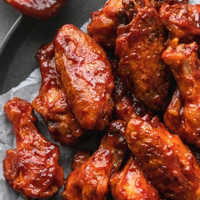 Baked BBQ Wings (Large (12 Pieces) ).