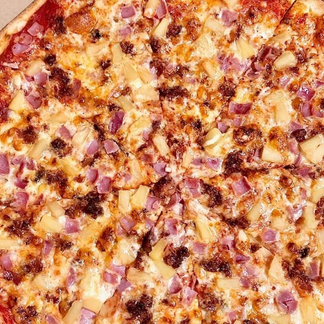 18 inch large Long Island Pizza  (5-6 People)).