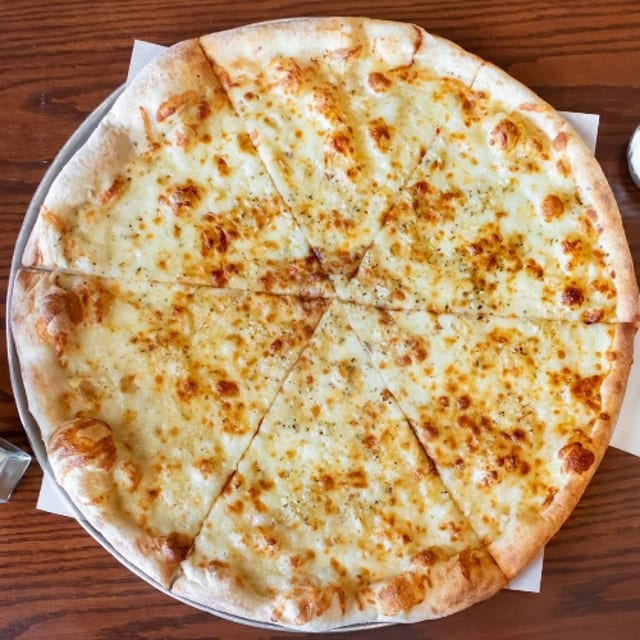 18 INCH LARGE White Pizza (5-6 People)).